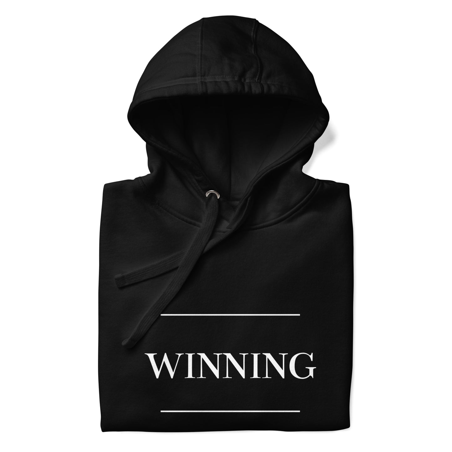 Black 'WINNING' Unisex Hoodie