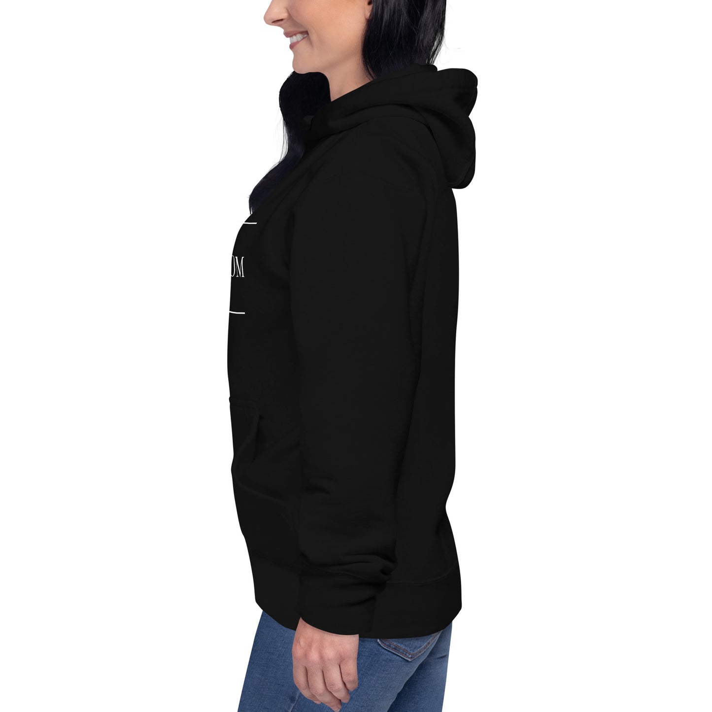 Black 'WISDOM' Unisex Hoodie