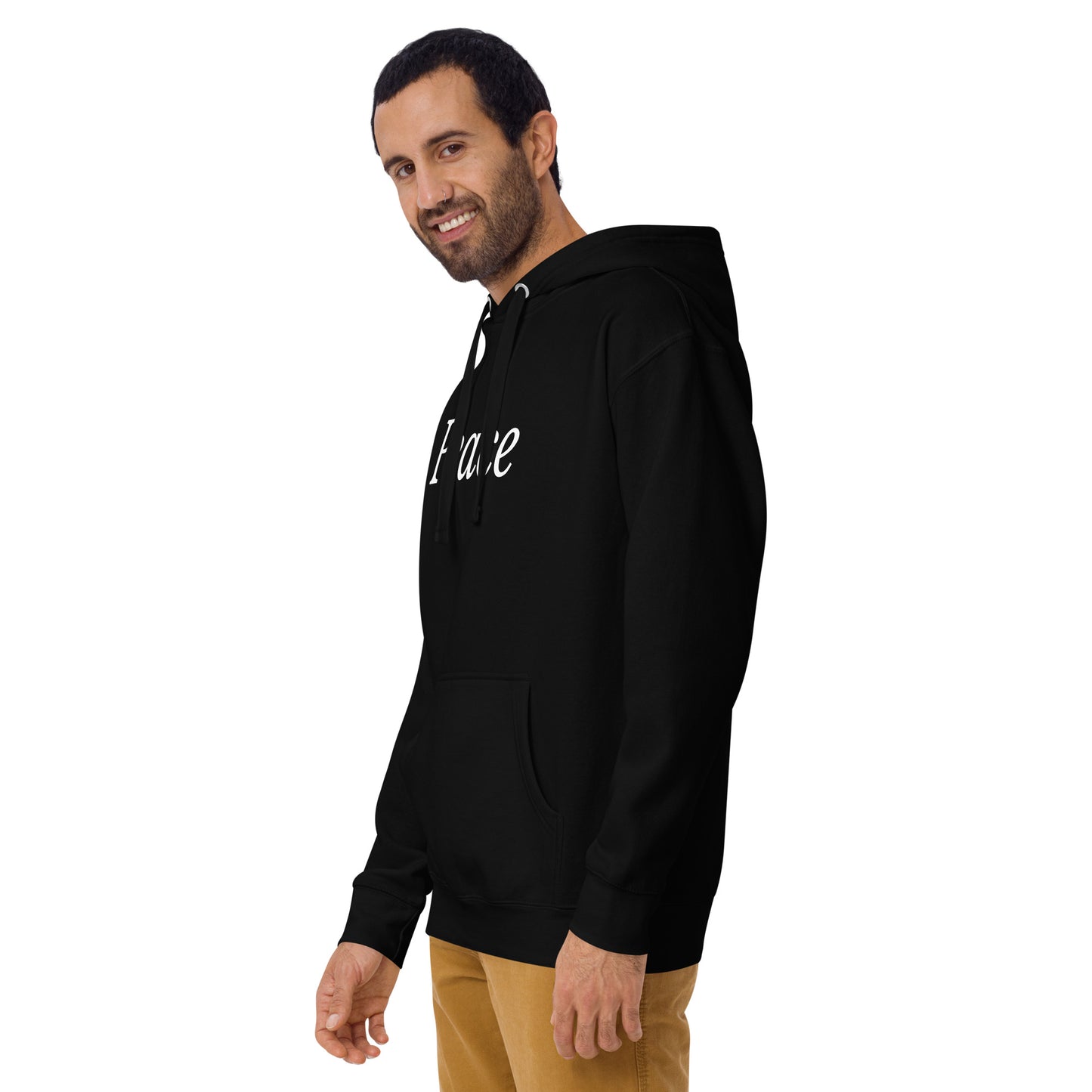 Black 'Peace' Unisex Hoodie