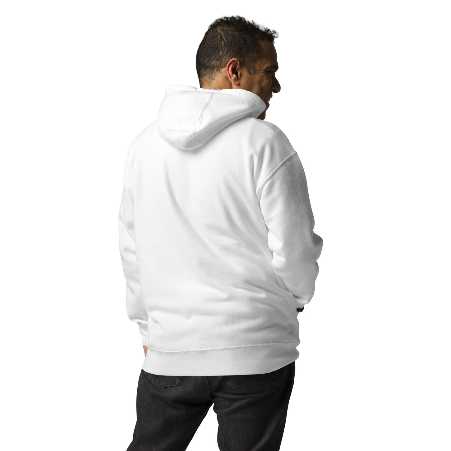 White 'Peace'Unisex Hoodie