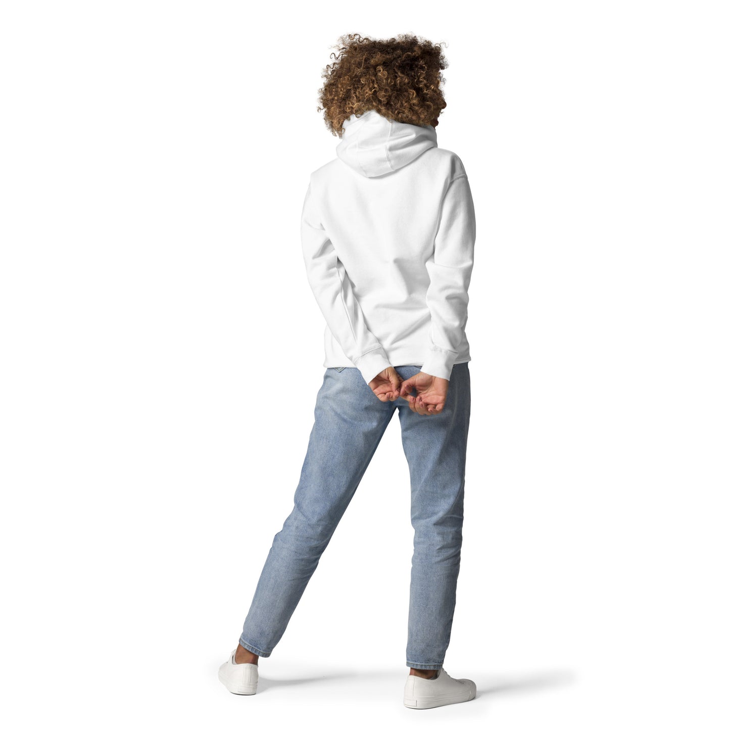 White 'STRONG' Unisex Hoodie