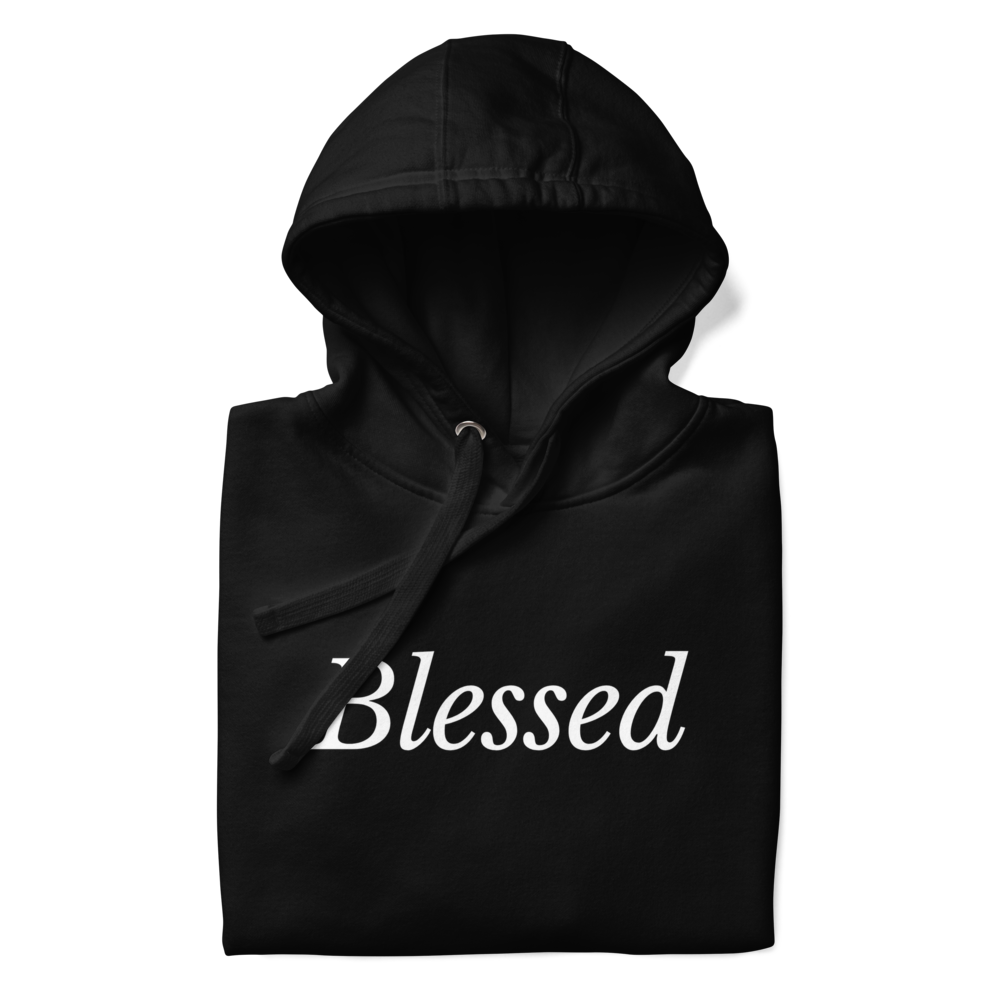 Black 'Blessed' Unisex Hoodie