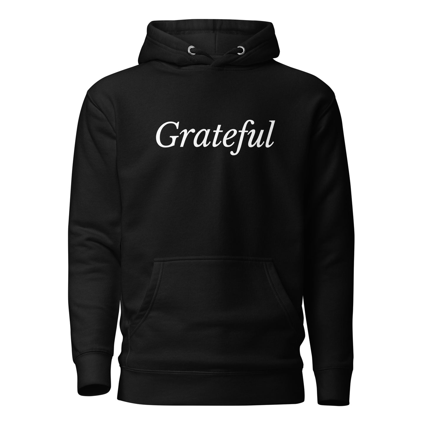 Black 'Grateful' Unisex Hoodie