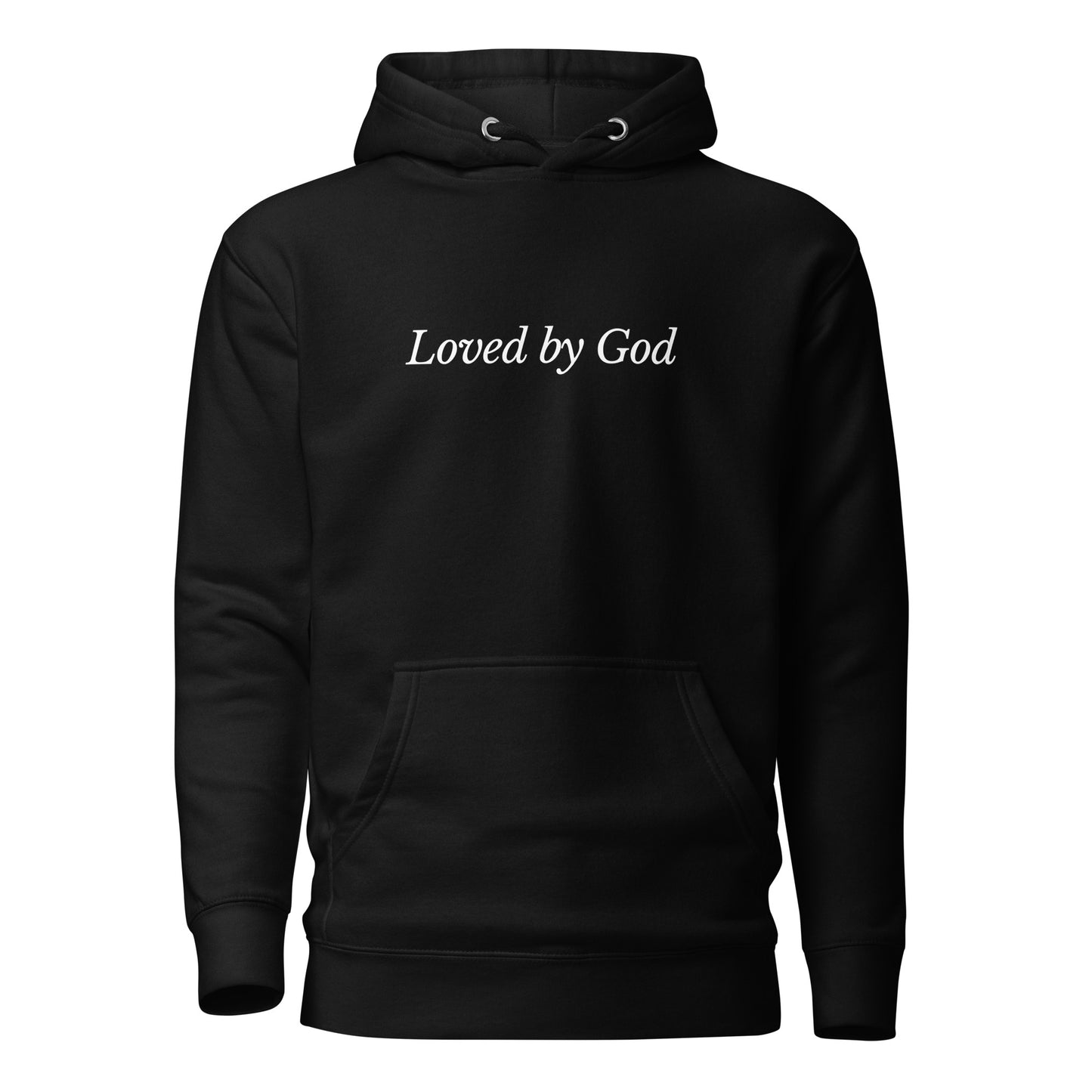 Black 'Loved by God' Unisex Hoodie