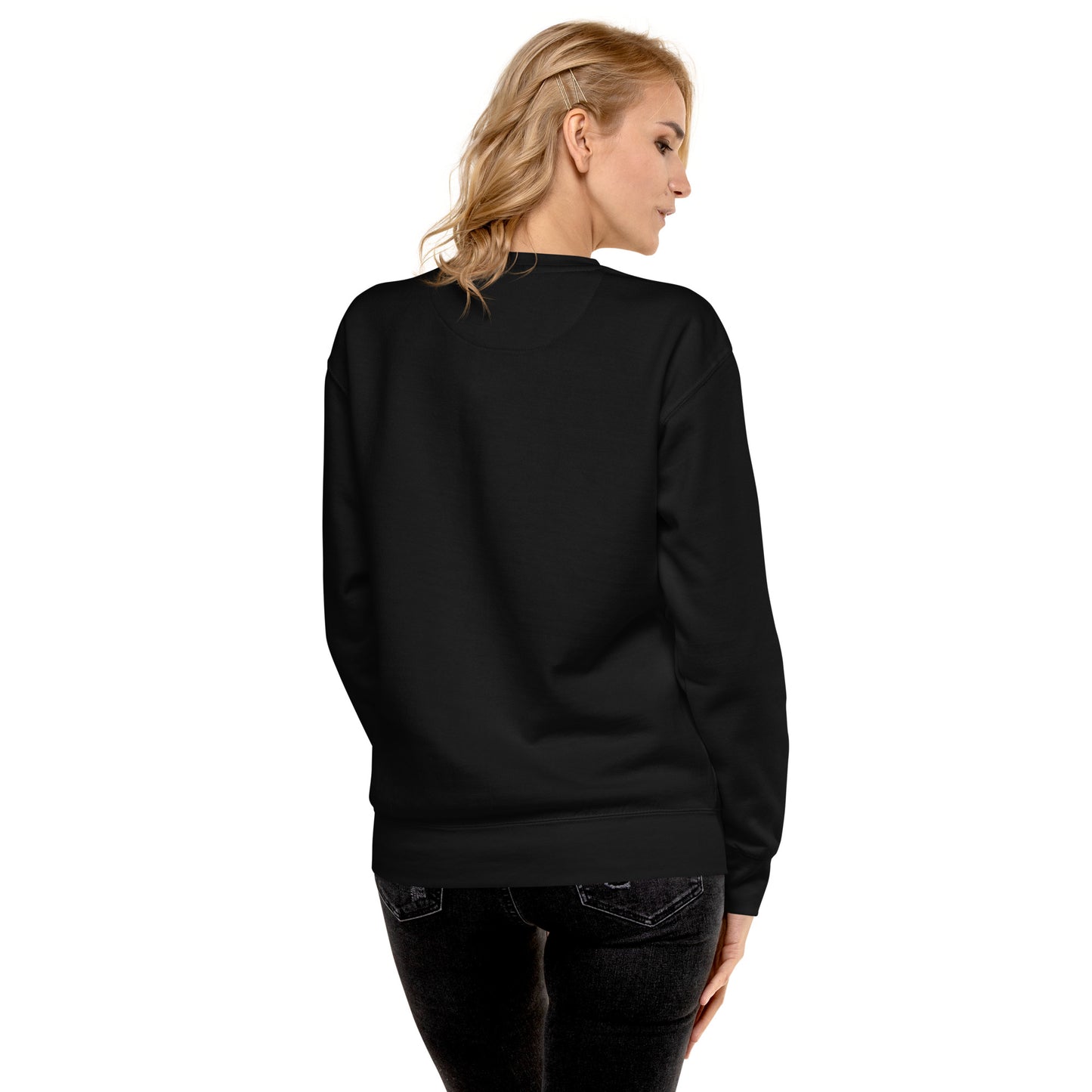 Black 'Believe' Unisex Premium Sweatshirt