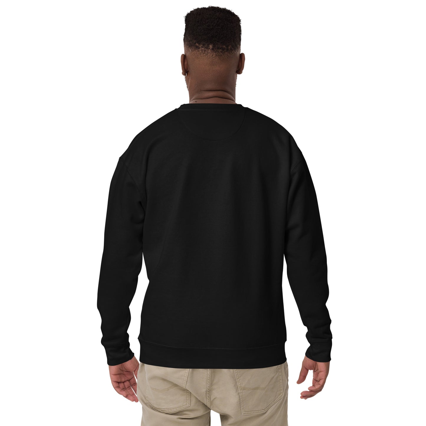 Black 'Believe' Unisex Premium Sweatshirt