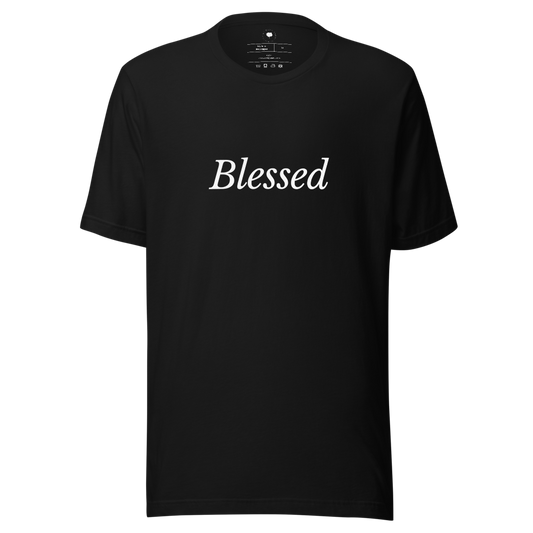 Black Short-Sleeve 'Blessed' T-Shirt