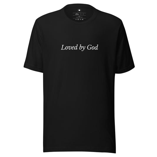 Black 'Loved by God' Unisex t-shirt