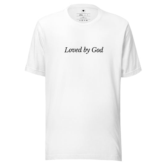 White 'Loved by God' Unisex t-shirt