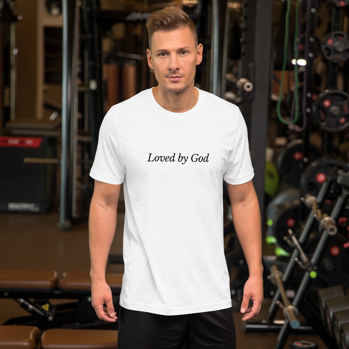 White 'Loved by God' Unisex t-shirt